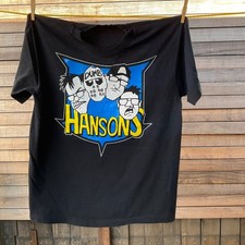 Hanson Brothers ‎– Sudden Death 1996 Tour Shirt Size L