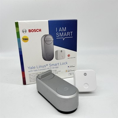 Bosch Smart Home, Yale Linus  Smart Lock, Türschloss inkl. WiFi Bridge, kompatib