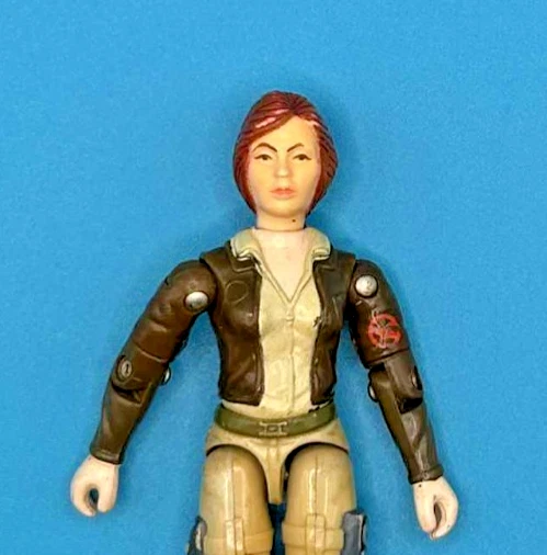 Figura de acción Hasbro vintage 1983 100 % completa Gi Joe Cover Girl V1 Foto 2 de 3