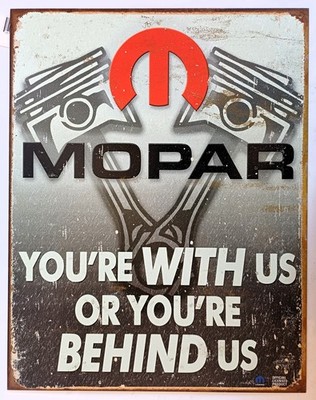 MOPAR Metallplatte - 40 x 30 cm USA Deko