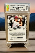 JAMIE ARNOLD 2025 Leaf GRADED GEM-MT 10 "Special Release" PRIZED ROOKIE #13