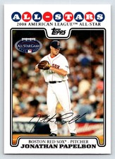 2008 Topps Updates & Highlights #UH68 Jonathan Papelbon Boston Red Sox