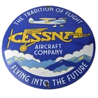 Vintage Cessna Aircraft Sign - Gas Airplane Flying Future Porcelain Sign