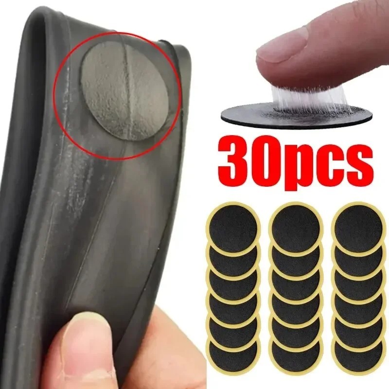 Kit Toppe Pneumatici Bici Autoadesive Riparazione Guasti Patch Kit