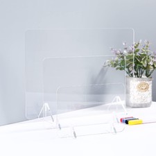 3PCS Clear Acrylic Dry Erase Board for Desk,Transparent Writing Graffiti Boar...