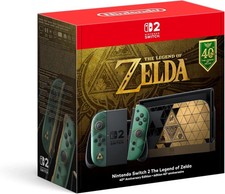 PRECOMMANDE - SWITCH 2 – ÉDITION LIMITÉE 40e ANNIVERSAIRE - THE LEGEND OF ZELDA