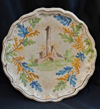 Alzatina in maiolica Manifattura Pavia 1800