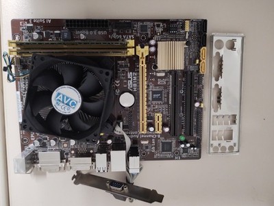 Asus H81M2 mit Intel i3-4160 CPU und 8GB RAM PCI+PCIe Slots,SATA,COM,LPT