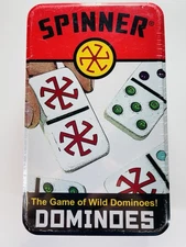 Spinner Dominoes Game - In Metal Tin - New/NIS Sealed