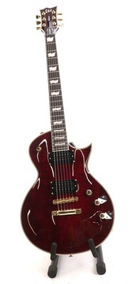ESP LTD EC-1000T CTM Electric Guitar - See-thru Black Cherry