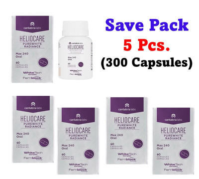 5x HELIOCARE Purewhite Radiance MAX240 anti Melasma White Skin Fair Radiance