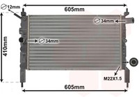 MotorküHler WasserküHler VAN Wezel 37002023 FüR Astra Opel Boxster Porsche CC