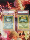 Pokémon TCG- SEQUENTIAL Blastoise, Venusaur PSA 6'S