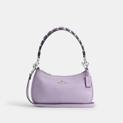 NWT Coach Outlet Teri Shoulder Bag with Floral Applique CAL57