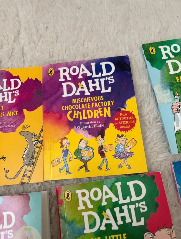 6 Mcdonald’s Happy Meal Paperback Mini Happy Readers Roald Dahl Puffin books - Image 3 of 4