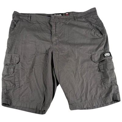 Ecko Unltd Cargo Shorts Mens Size 42 Gray Rugged Y2K Workwear Heritage Utility