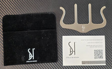 Stelle  Hegen Stainless Steel Music Book Clip Page Holder with Velvet Bag
