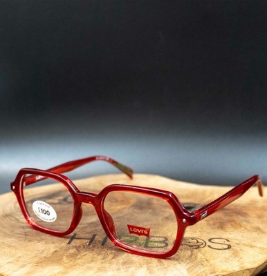 Levi's Brille Levi 15 Brille Brillengestell Rot