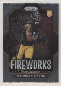 2022 Panini Prizm Fireworks George Pickens #F-22 Rookie RC