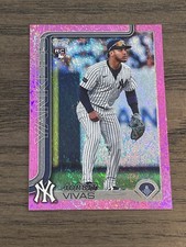 2025 Topps Update Pink Holo Foil Jorbit Vivas RC #US258 Yankees