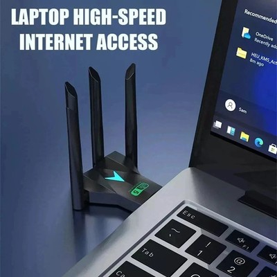 NEW 1300Mbps Dual Band 2.4G/5G Wireless USB 3.0 WiFi Adapter Network Card Dongle