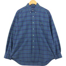 Vintage Ralph Lauren Ralph Lauren Big Shirt long-sleeved cotton check shirt ...