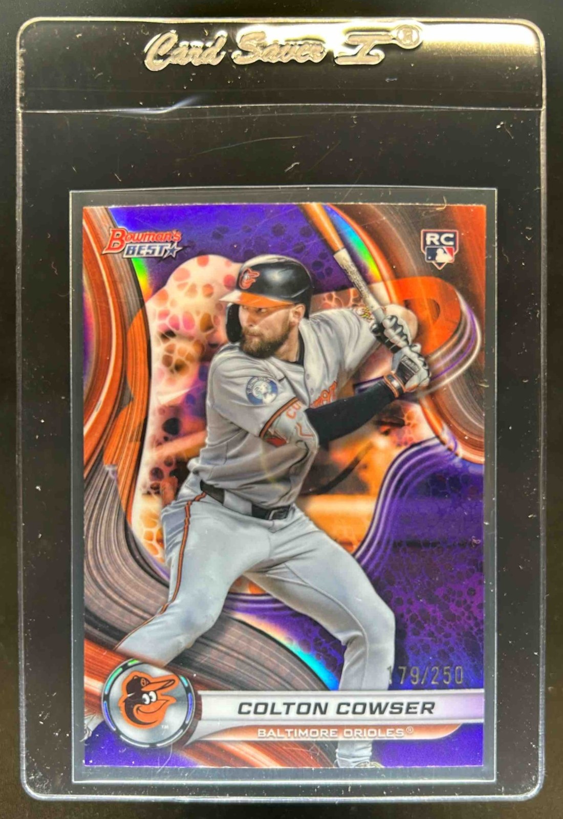 2024 Bowman's Best Colton Cowser RC Purple Refractor #/250 Orioles