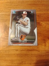 2023 Bowman Draft LEVI WELLS 1st Bowman Chrome Prospect #BDC-92 Orioles