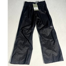 NWT REI Groundbraker Rain Pant Black Kids Size Small 8