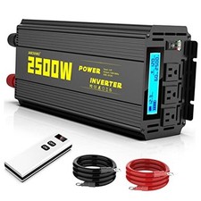2500 Watt Modified Sine Wave Power Inverter, 12V DC to AC 110V/120V SY-12V-2500