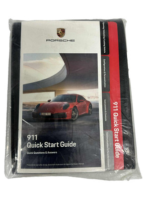 2024 Porsche 911 Carrera Targa Turbo Owners Manual & Quick Start Guides SEALED