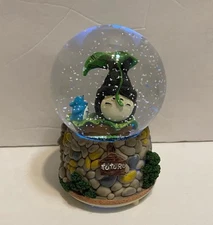 My Neighbor Totoro Snow Globe Music Statue 5”Tall,New