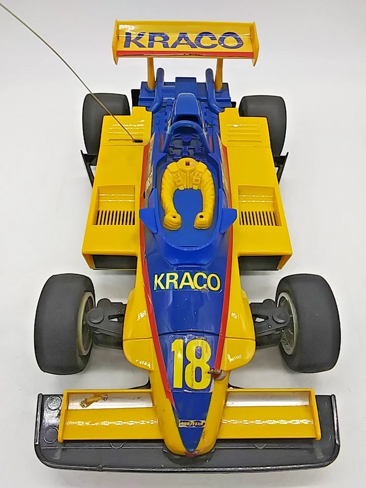1988 VINTAGE TYCO Indy Andretti #18 Kraco Turbo Racer Radio Control R/C CAR READ - Image 4 of 4