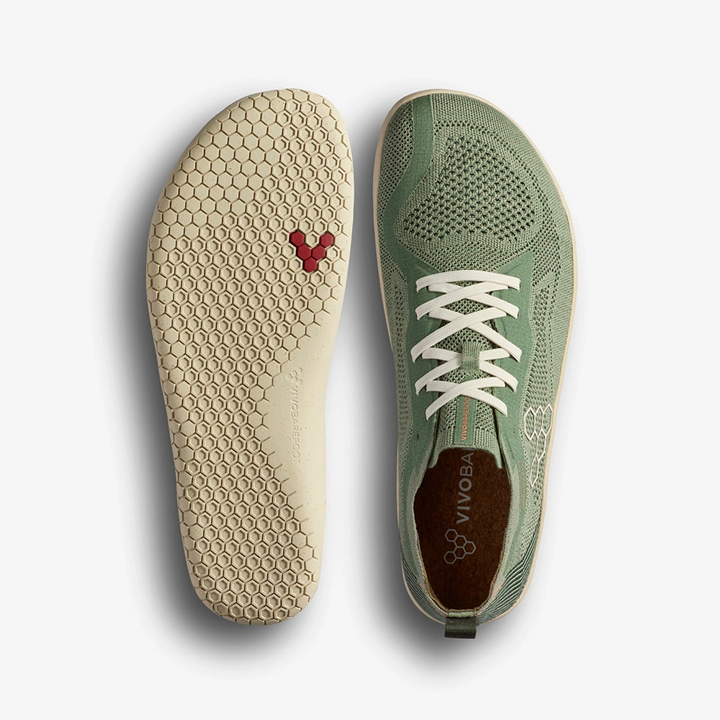 VIVOBAREFOOT Primus Lite Knit Natural Dusty Green Sneakers Mens