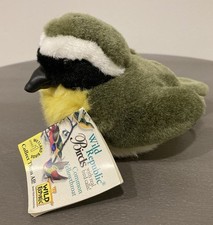 Audubon Birds Common Yellowthroat Wild Republic Plush w Sound Tag