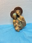 Vintage Holy Family Wall Plaque Religious Jesus Mary Joseph Roman Italy — photo 3