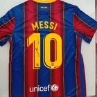 Lionel Messi Signed Autographed Barcelona FC 2020/21 Home Soccer Jersey With COA