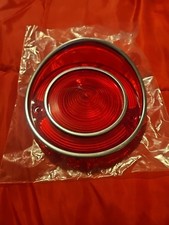 1970 Early 1971 Corvette Outer Tail Light Lens Lamp Red