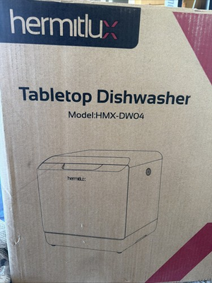 #ad #ad Hermitlux Tabletop Dishwasher Portable HMX DW04 5 Washing Programs $161.00