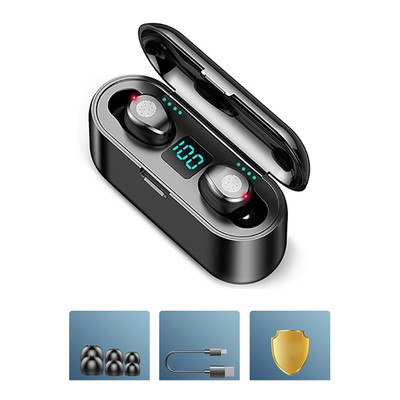 F9 2 Wireless BT Earbuds Touch Control Noise Cancelling Earbuds With Chargin Hot