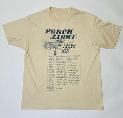 Porch Light THe Band Live 2026 Tour T Shirt Full Size S-5XL