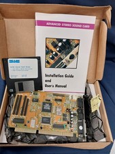 Scheda audio Magitronic MF-009, J98MF-009 ISA 16 bit vintage nuova in scatola di vendita