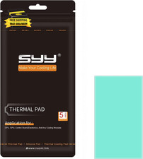 Thermal Pad, Silicone Thermal Pads 80X40X0.5Mm, High Temperature Resistance and