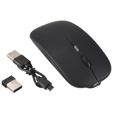 Mouse Bluetooth 5.1 Rechargeable LED Silent Mouse USB Optical Ergonomic2431