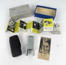 MINOX Camera Flashgun Model B w/ Original Documentation & Box ~ Vintage