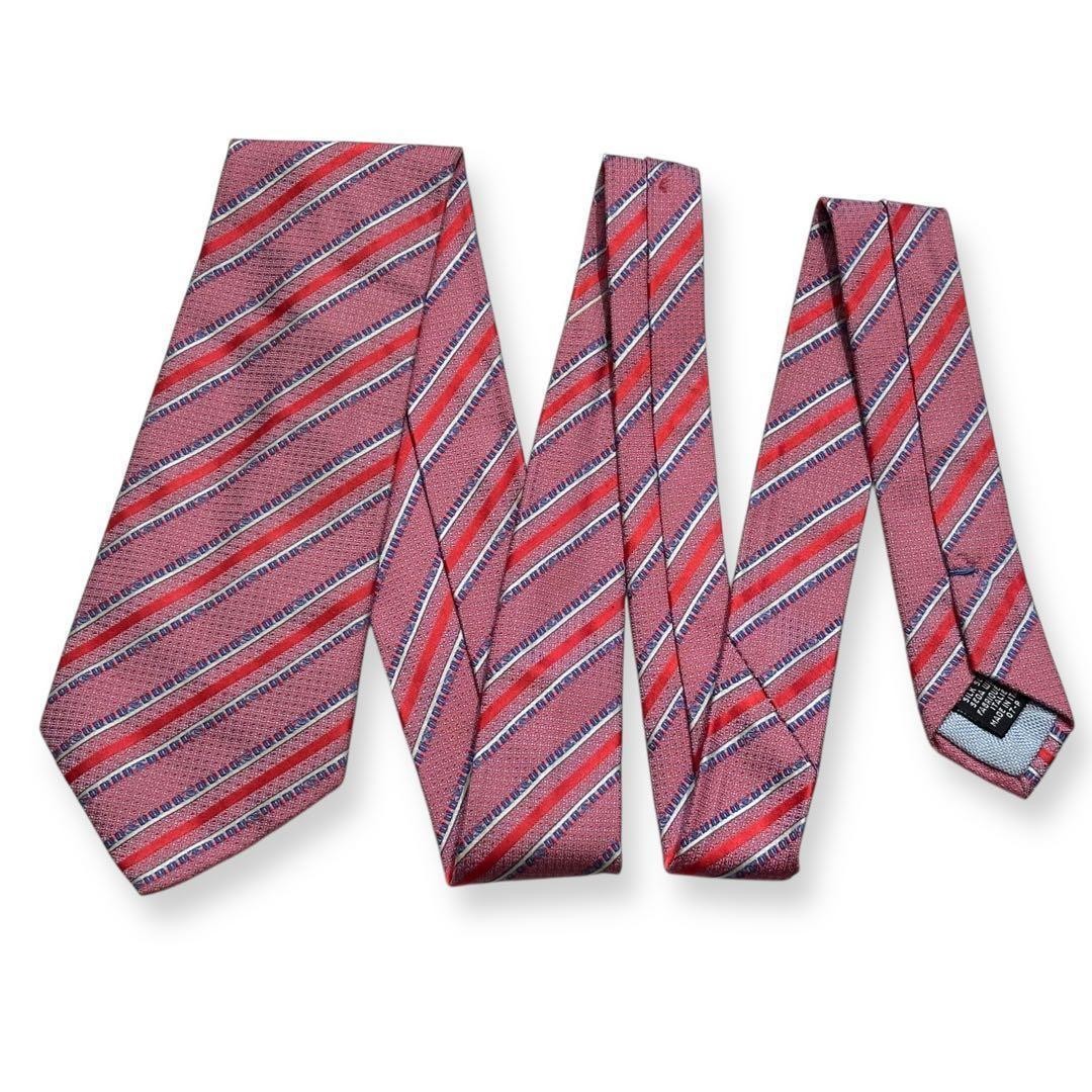 CHANEL Necktie Pink Jacquard Coco Mark Silk Tie Luxury Collection Classic thumbnail 8