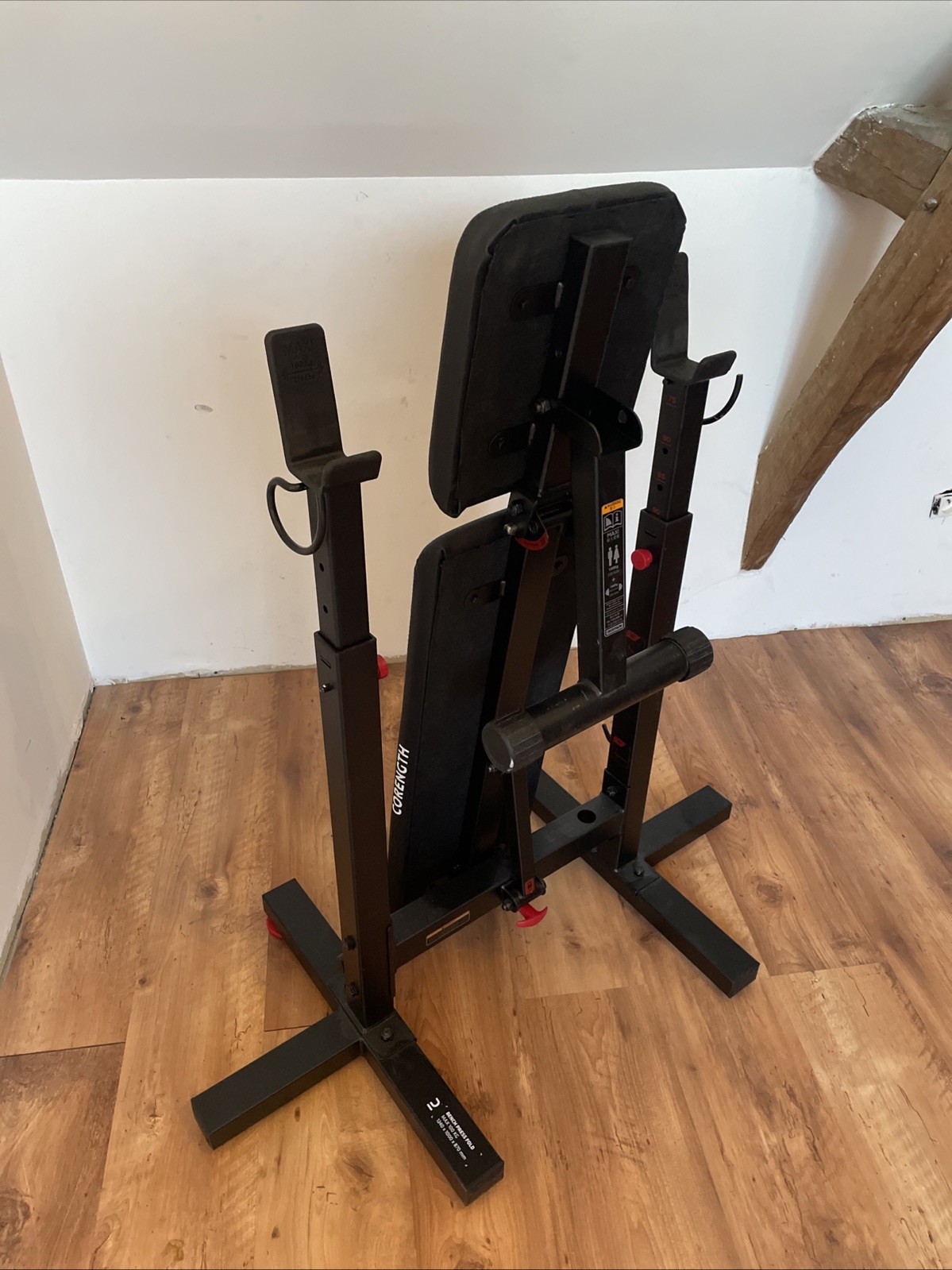 Banc de musculation inclinable pour appartement fitness compact et musculation à la maison