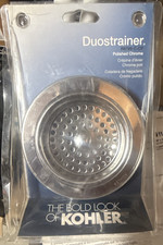 Kohler R8799-C-CP Polished Chrome Kitchen Sink Strainer, Removable Basket