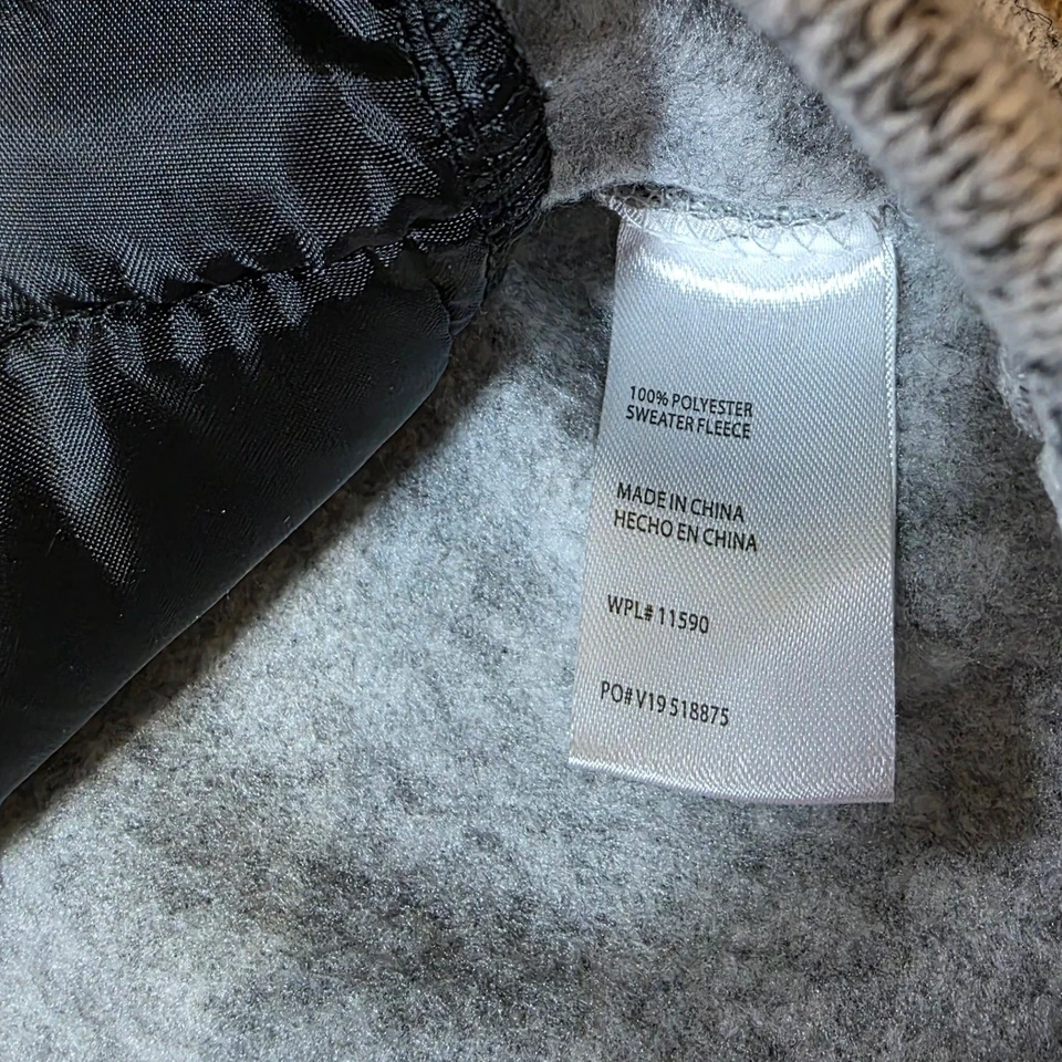 Weatherproof Vintage Gray Heather Fleece Vest Grateful Dead BRB Skull S - Image 4 of 4