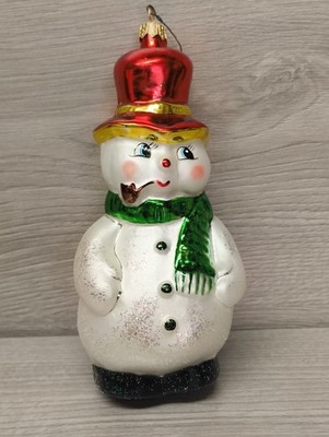 Christopher Radko Schneemann Ornament.